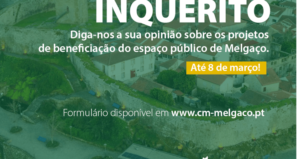 Melgacenses convidados a dar opinião sobre beneficiação do espaço público