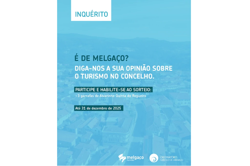 Turismo Melgaço: inquérito avalia opinião dos residentes